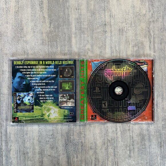 Syphon Filter - Sony PlayStation 1 PS1 - CIB Complete TESTED - Picture 3 of 4